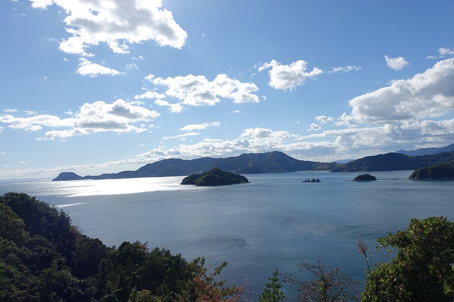 周防大島の海。