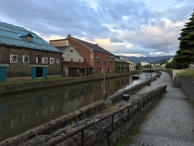 懐かしの小樽の運河。