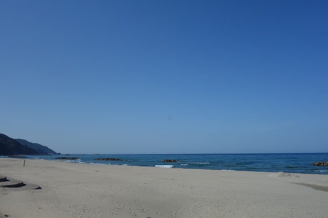本日の日本海。