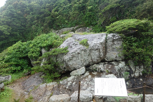 大御神社のさざれ石。