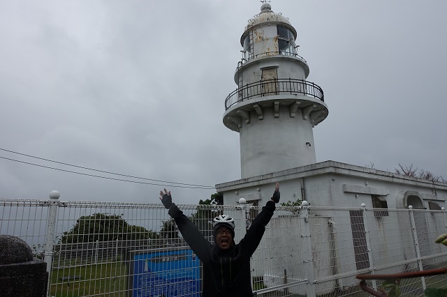 樺島灯台にて。