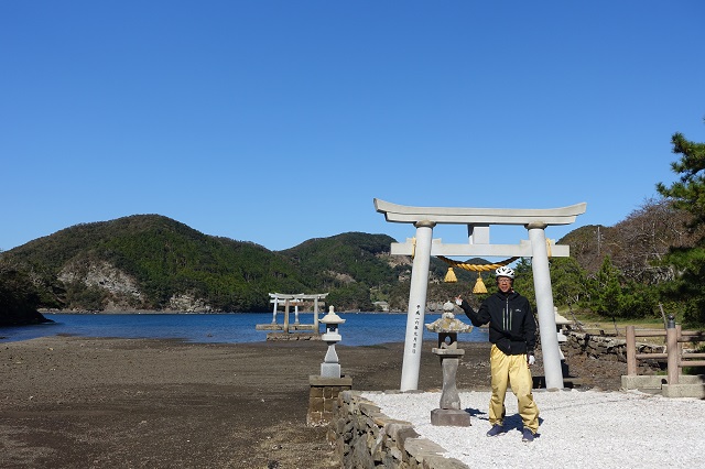 和多都美神社にて。