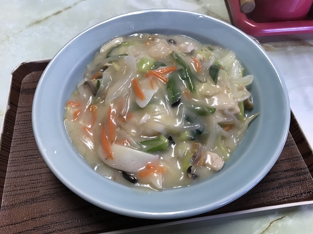 今日の皿うどん。