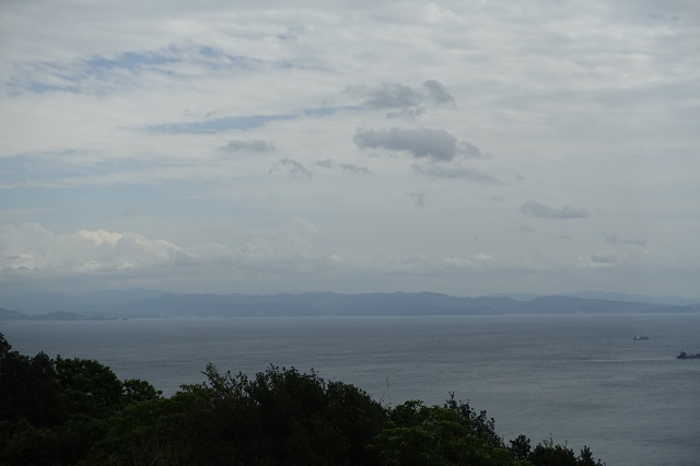 生石公園展望台から見た紀伊半島。