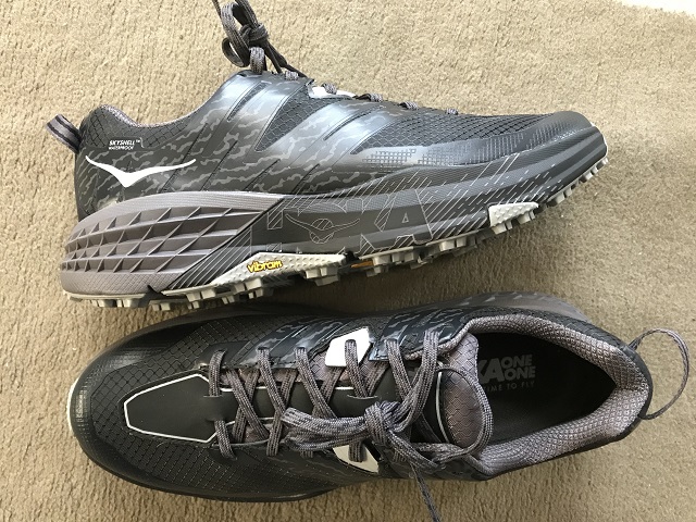 今回の新アイテム：HOKAのトレイルランニング用シューズ