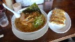 極ばんから（750円）＆焼餃子（360円）