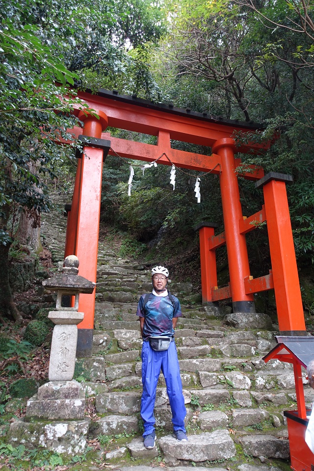 神倉神社にて。