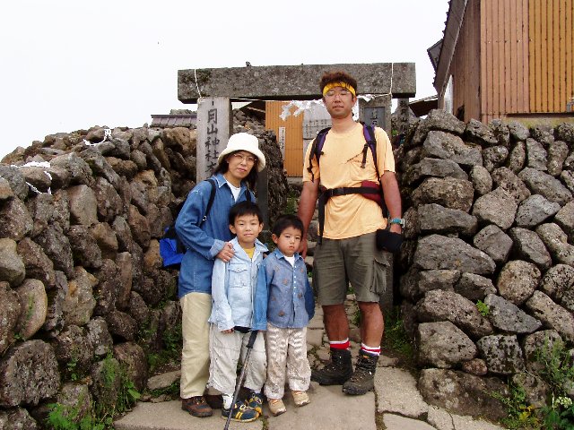 8月7日　月山　山頂