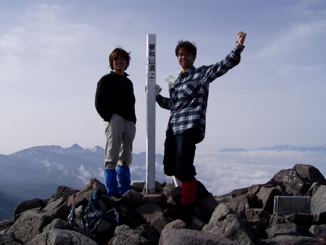 5月17日　蓼科山　山頂