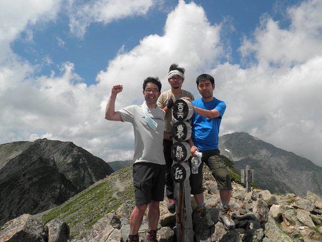 7月28日 農鳥岳　山頂