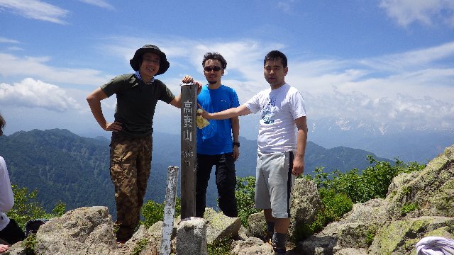 7月12日　高妻山　山頂