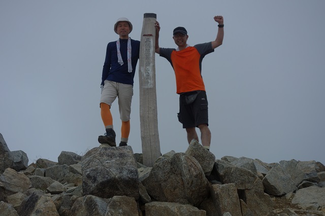 7月29日　三俣蓮華岳　山頂