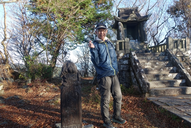 多良岳山頂にて